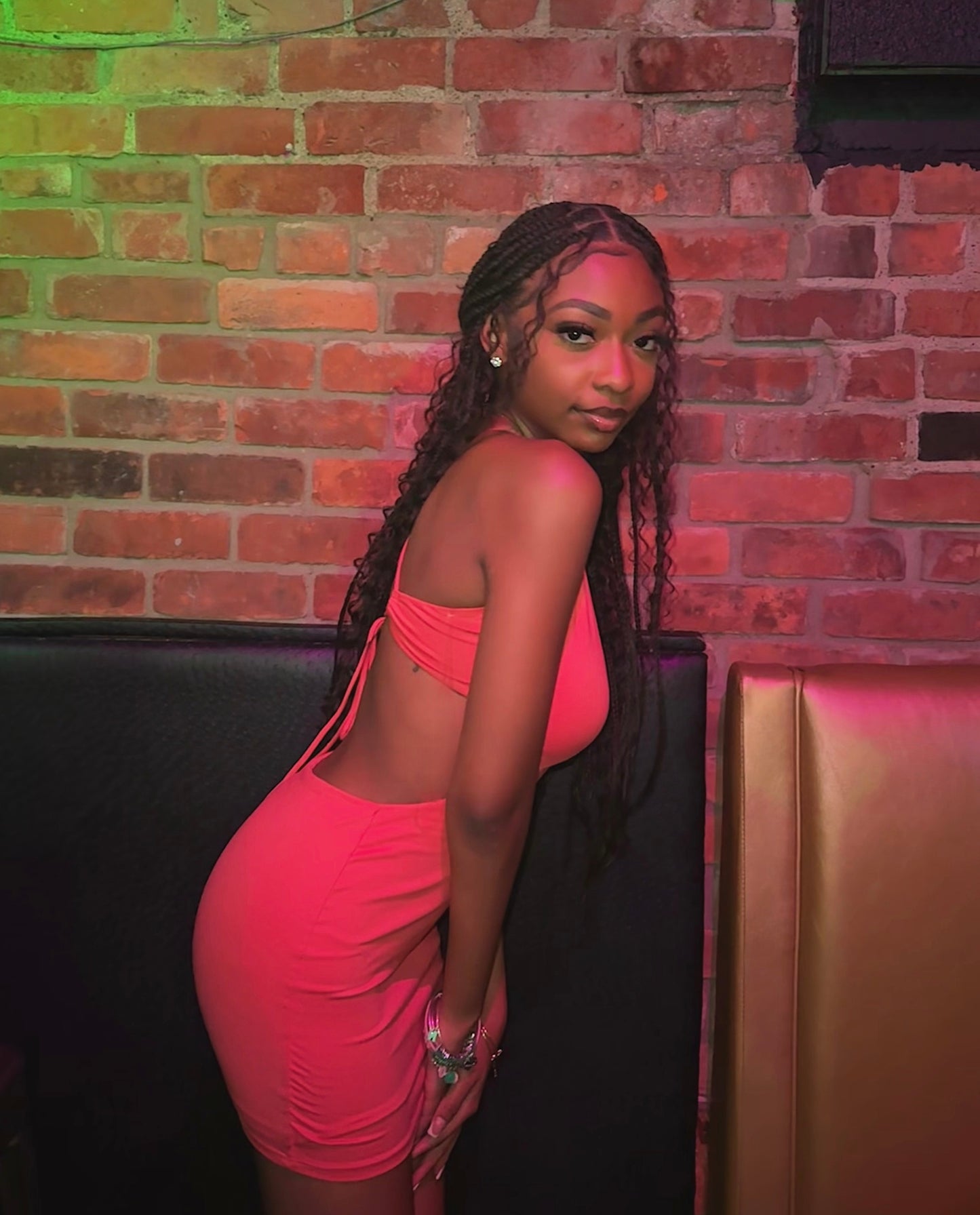 The PINK Print Mini Dress