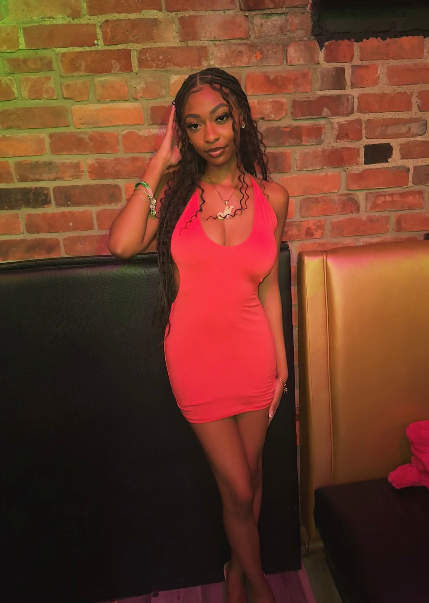 The PINK Print Mini Dress