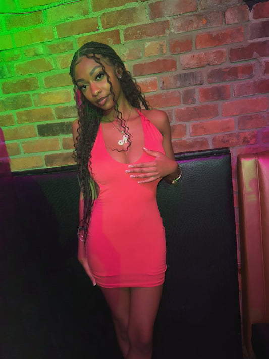 The PINK Print Mini Dress