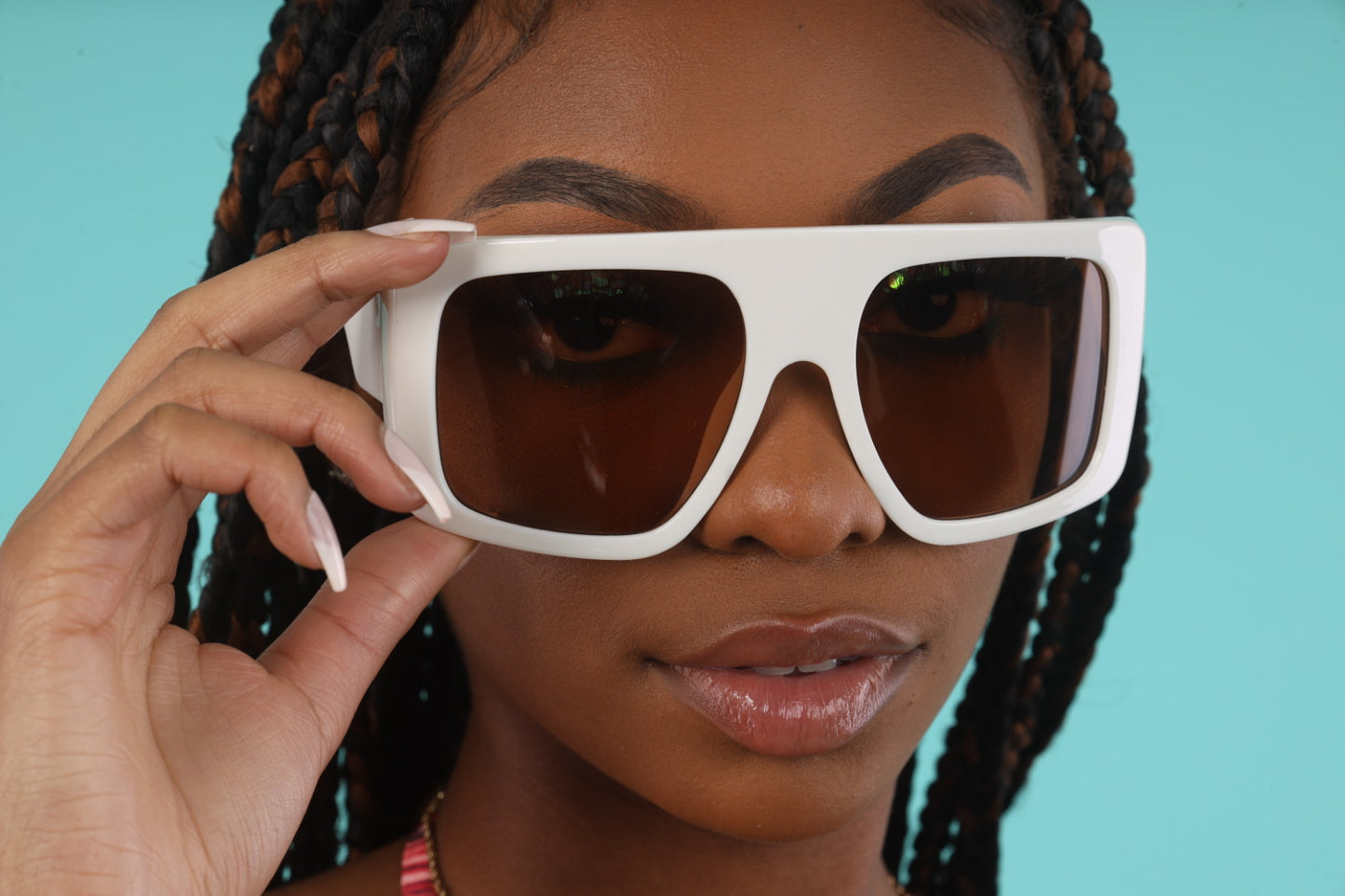 Here For The Aesthetics Oversized Sunglasses
